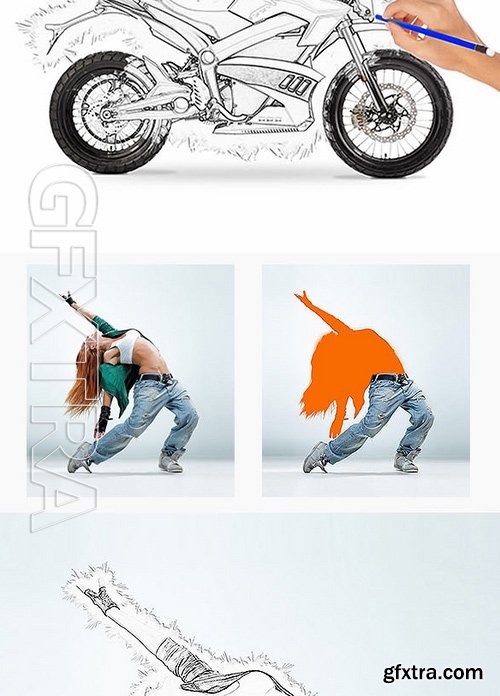 GraphicRiver - Smart Sketch Photoshop Action 16988682