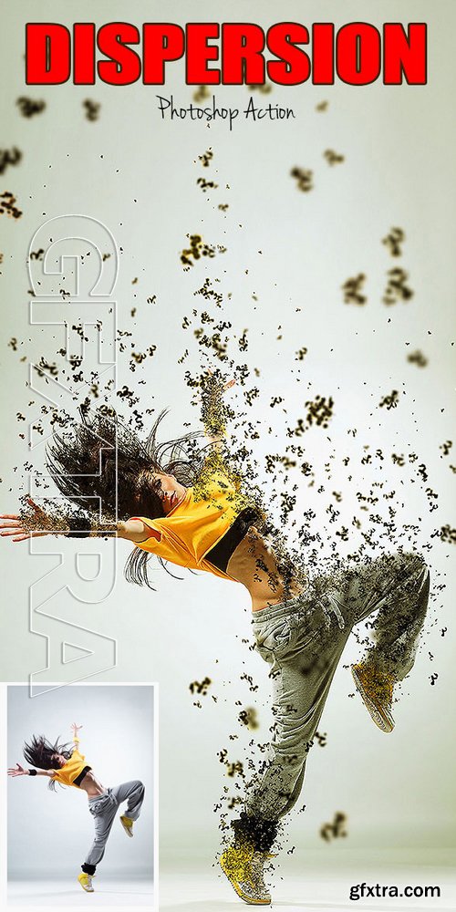 GraphicRiver - Dispersion Photoshop Action 16913054