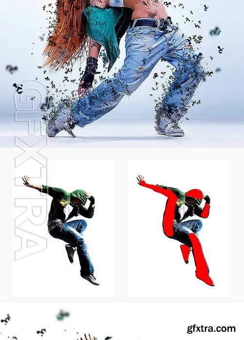 GraphicRiver - Dispersion Photoshop Action 16913054