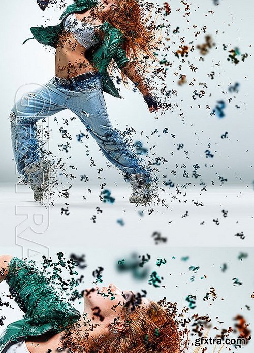 GraphicRiver - Dispersion Photoshop Action 16913054