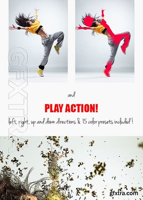 GraphicRiver - Dispersion Photoshop Action 16913054