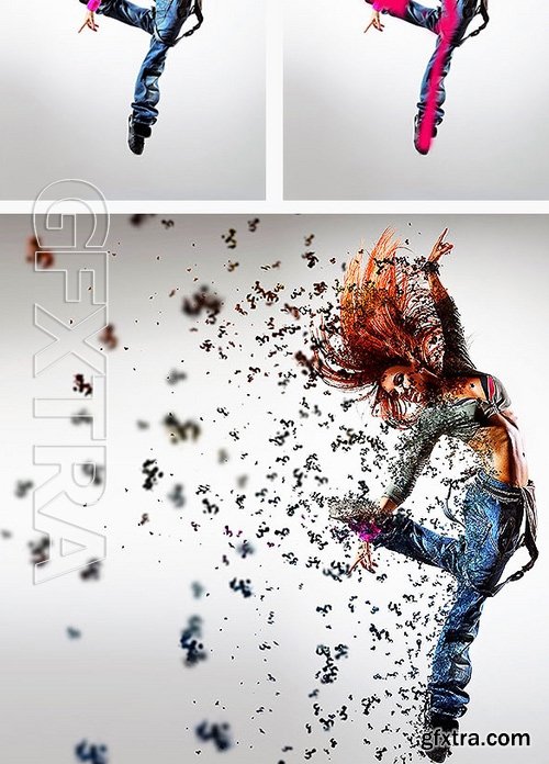 GraphicRiver - Dispersion Photoshop Action 16913054