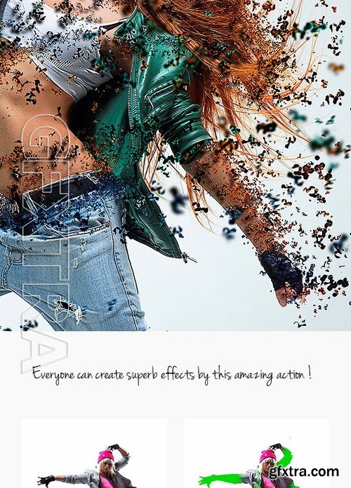 GraphicRiver - Dispersion Photoshop Action 16913054