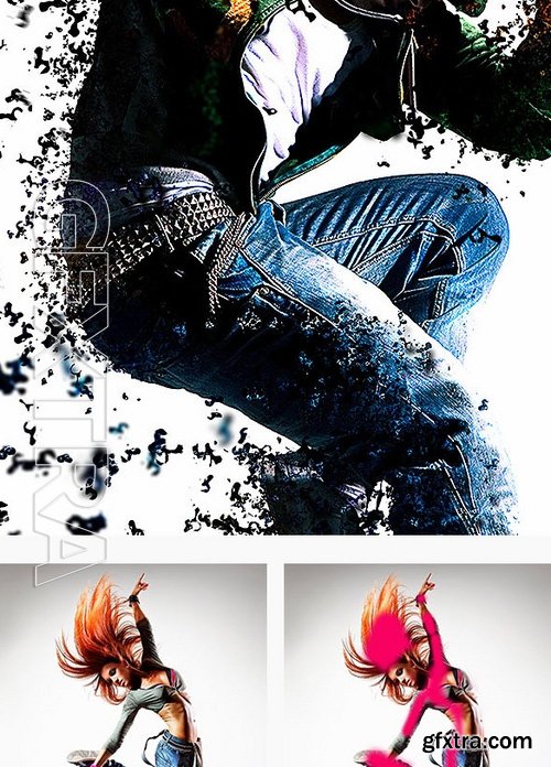 GraphicRiver - Dispersion Photoshop Action 16913054