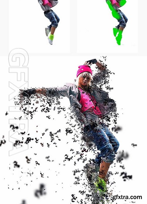 GraphicRiver - Dispersion Photoshop Action 16913054