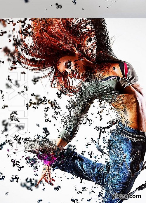 GraphicRiver - Dispersion Photoshop Action 16913054