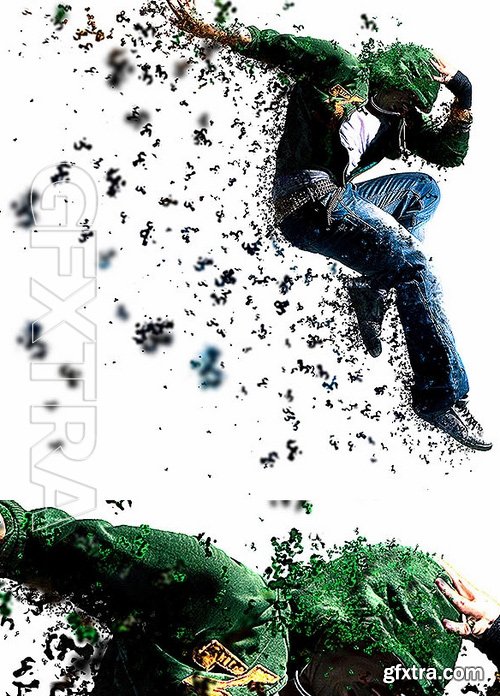 GraphicRiver - Dispersion Photoshop Action 16913054