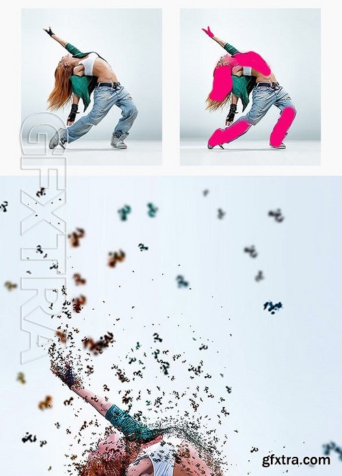 GraphicRiver - Dispersion Photoshop Action 16913054