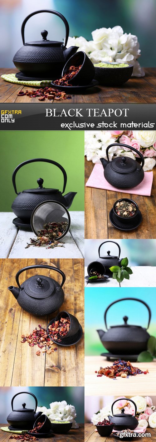 Black Teapot - 7 UHQ JPEG