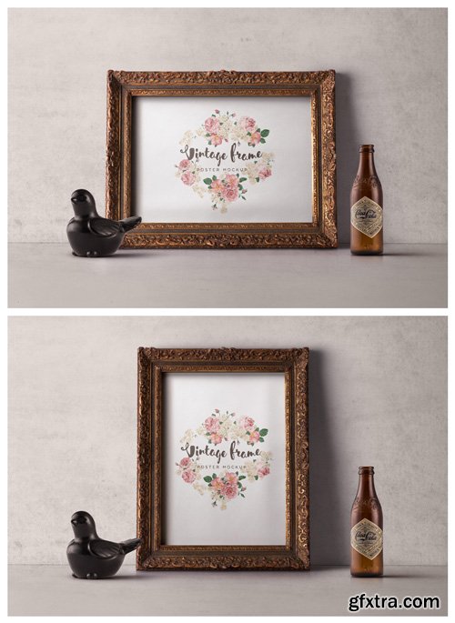 Vintage Picture Frame Mockup Vol 1