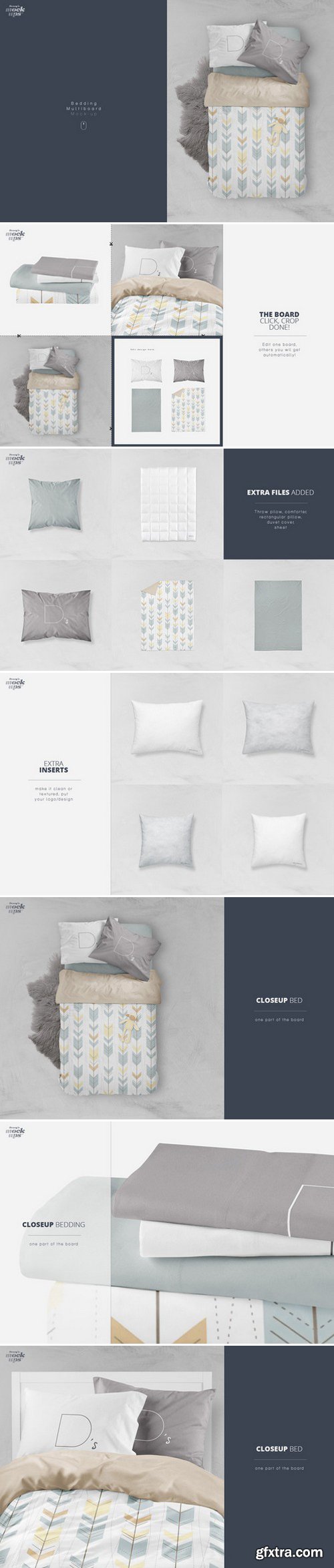 CM - Bedding Multiboard Mockup 753954