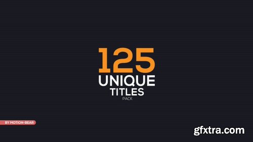 Videohive The Titles 16452285