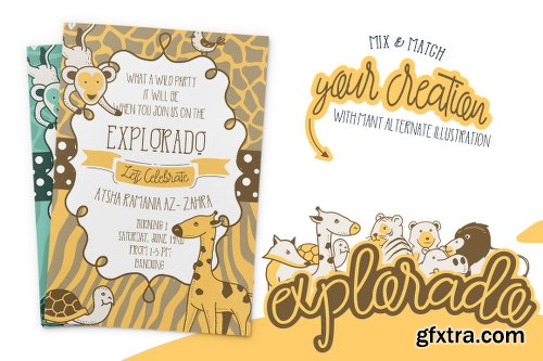 CreativeMarket Explorado Typeface + Bonus 755599