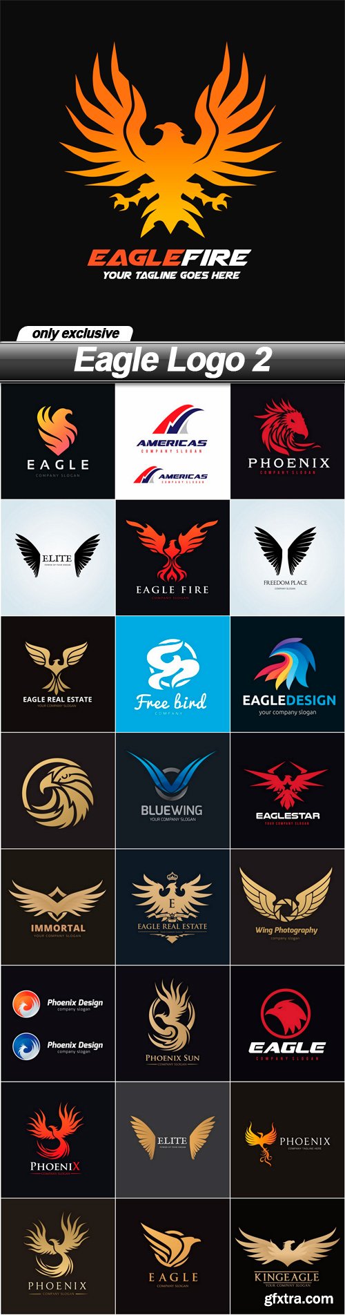 Eagle Logo 2 - 25 EPS