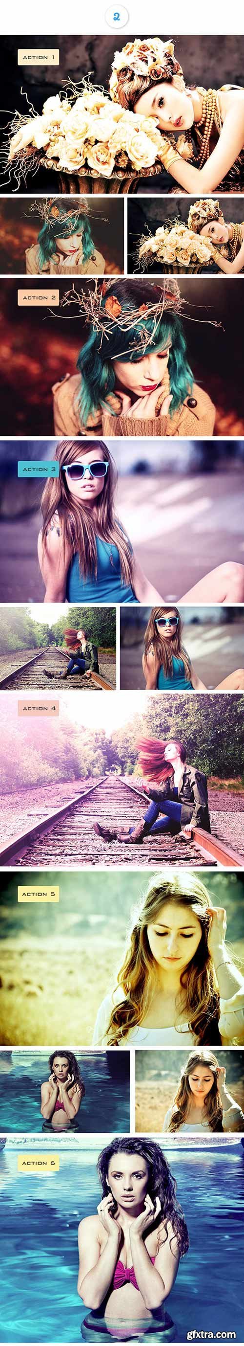 GraphicRiver - Retouching Photoshop Action Bundle 2 10628292