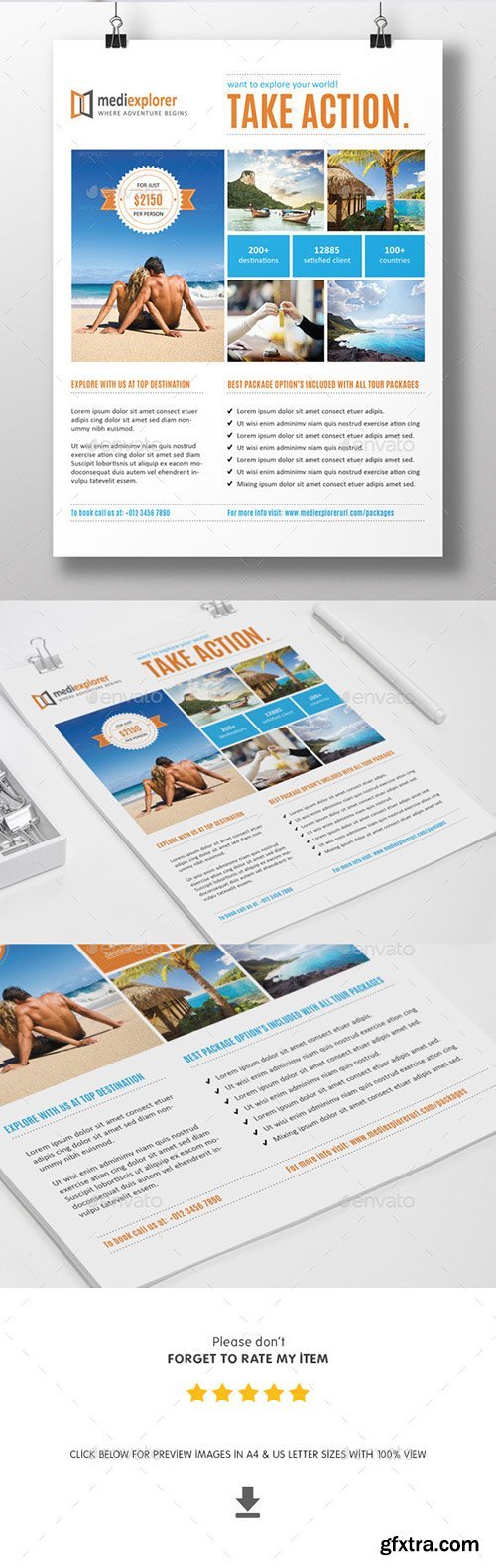 GraphicRiver - Travel & Vacation Flyer Ads Vol.4 10945010