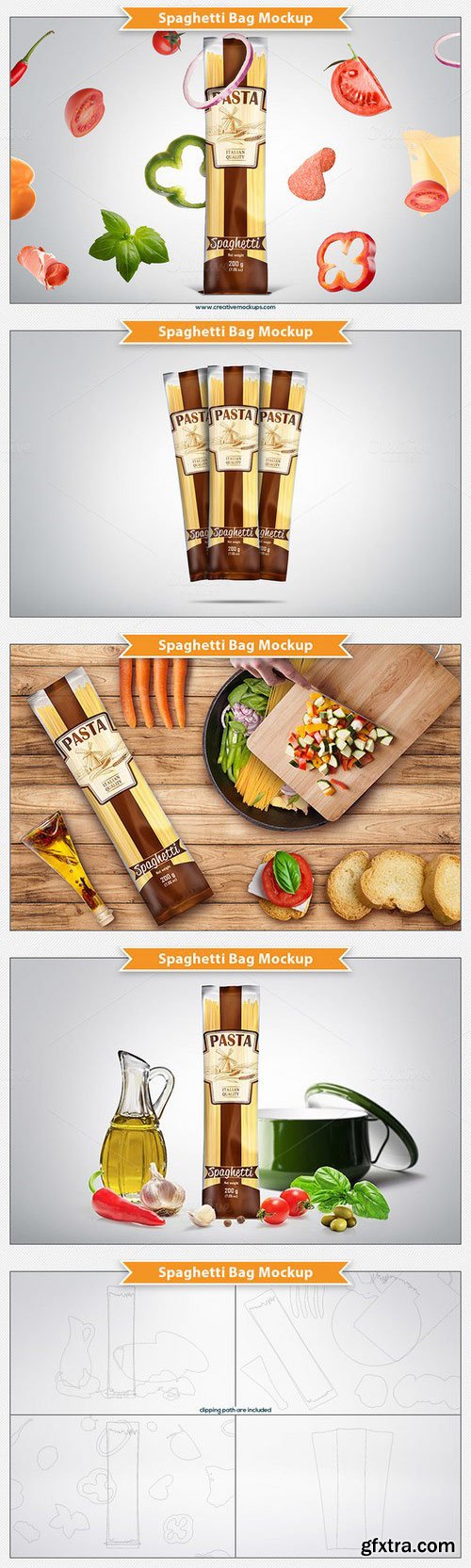 CM - Spaghetti Bag Package Mockup 771419