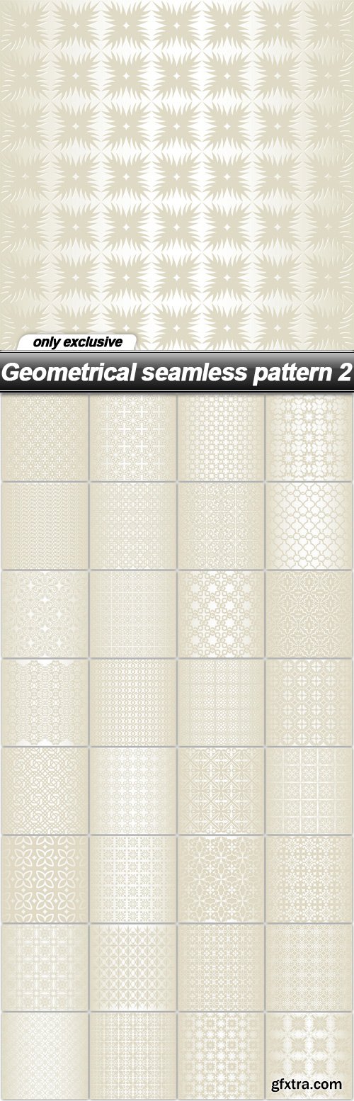 Geometrical seamless pattern 2 - 33 EPS