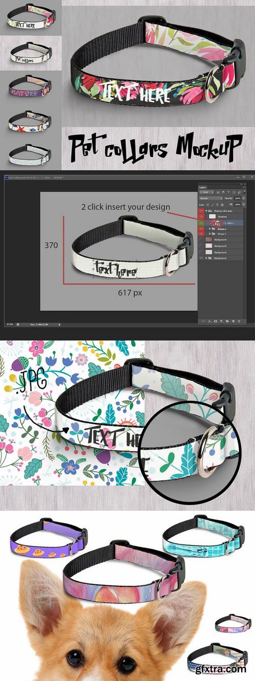 CM - Mockup pet collars 706391