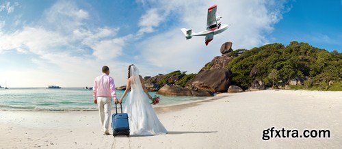 Couple in honeymoon