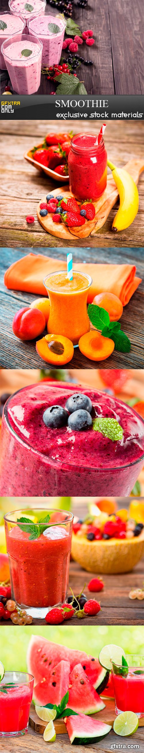 Smoothie with fresh berries - 6 UHQ JPEG