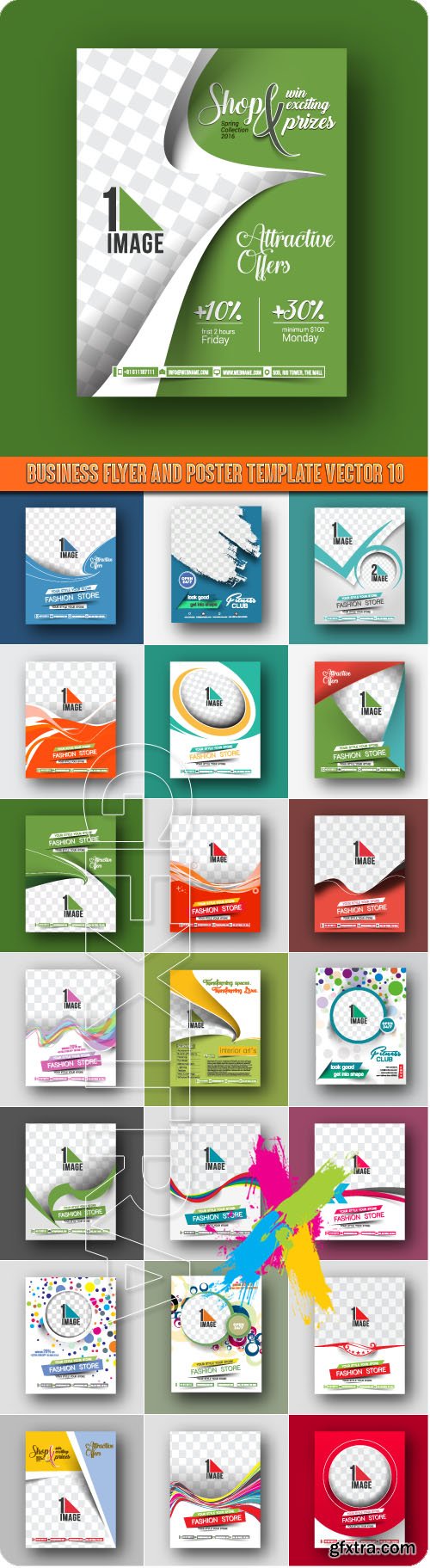 Business Flyer and Poster Template Vector 10