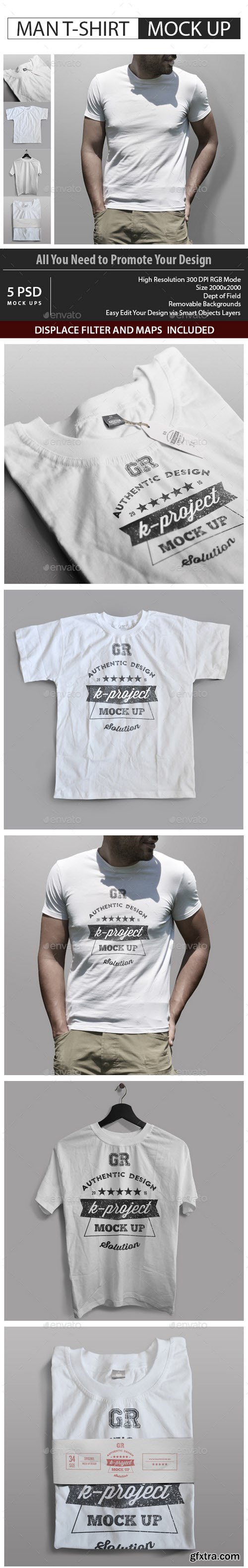 Man T-Shirt Mock Up v2 17114703