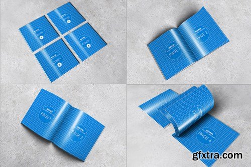 Square Magazine  Brochure Mock-Ups 792534