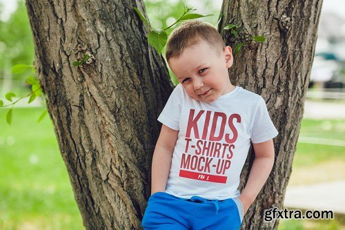 Kids T-Shirt Mock-Up Vol 1 792555