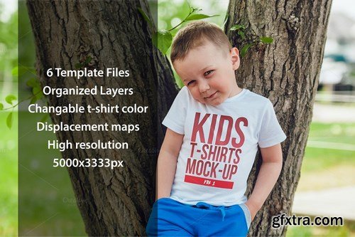 Kids T-Shirt Mock-Up Vol 1 792555