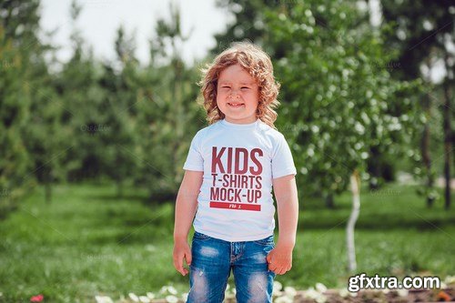 Kids T-Shirt Mock-Up Vol 1 792555