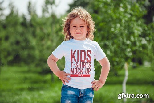 Kids T-Shirt Mock-Up Vol 1 792555