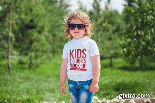 Kids T-Shirt Mock-Up Vol 1 792555