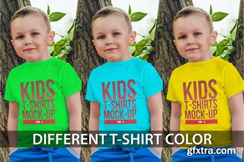 Kids T-Shirt Mock-Up Vol 1 792555