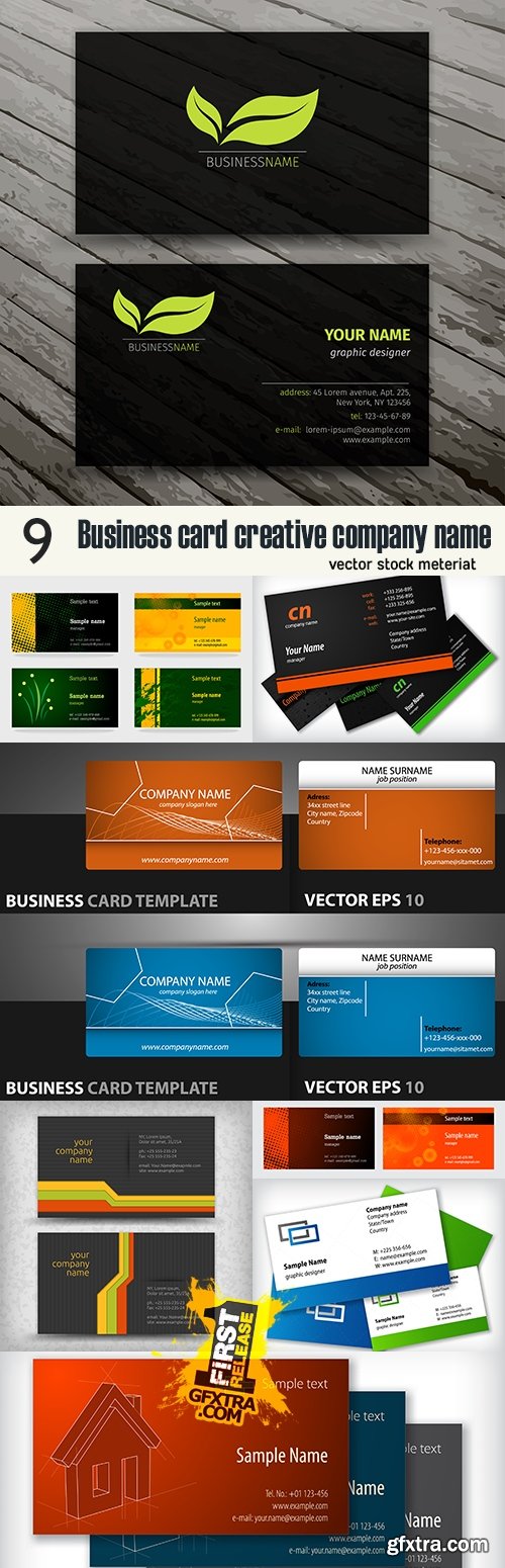 Business card creative company name