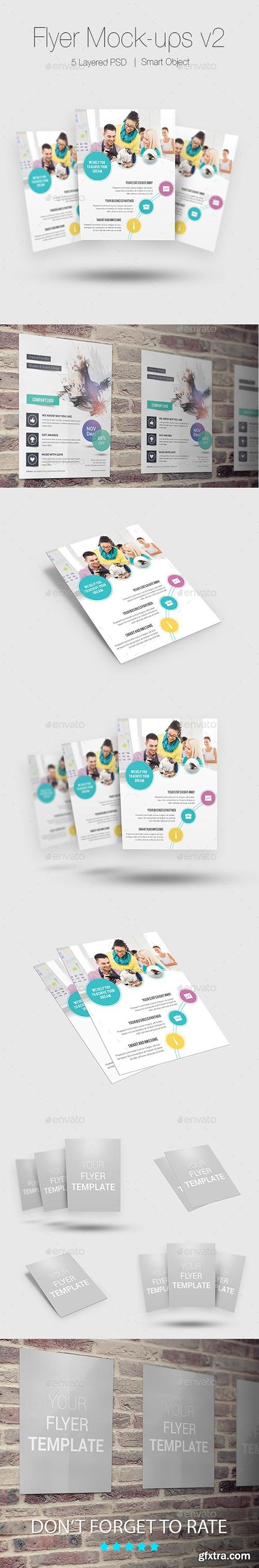 GraphicRiver - Flyer/Poster Mock-ups v2 10480444