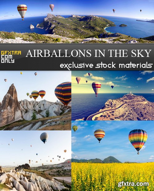 Airballons in the Sky - 5 UHQ JPEG