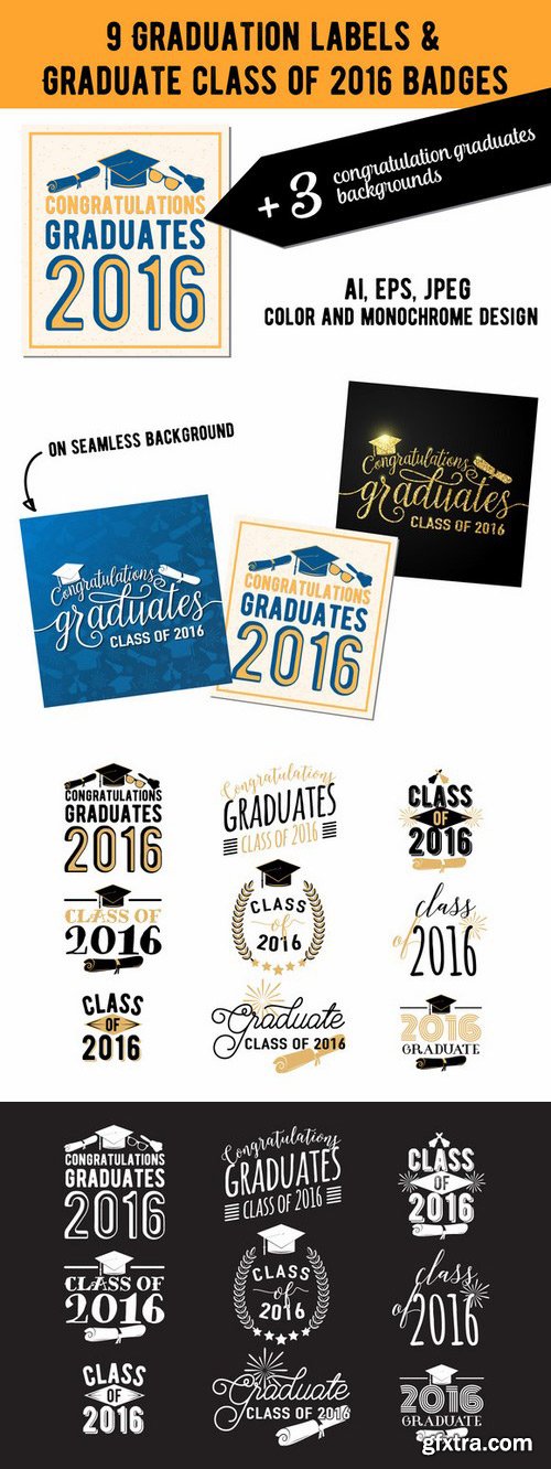 CM - Graduation labels & background 699704