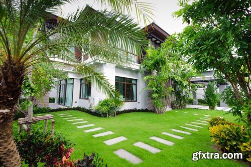 House with beautiful garden - 5 UHQ JPEG