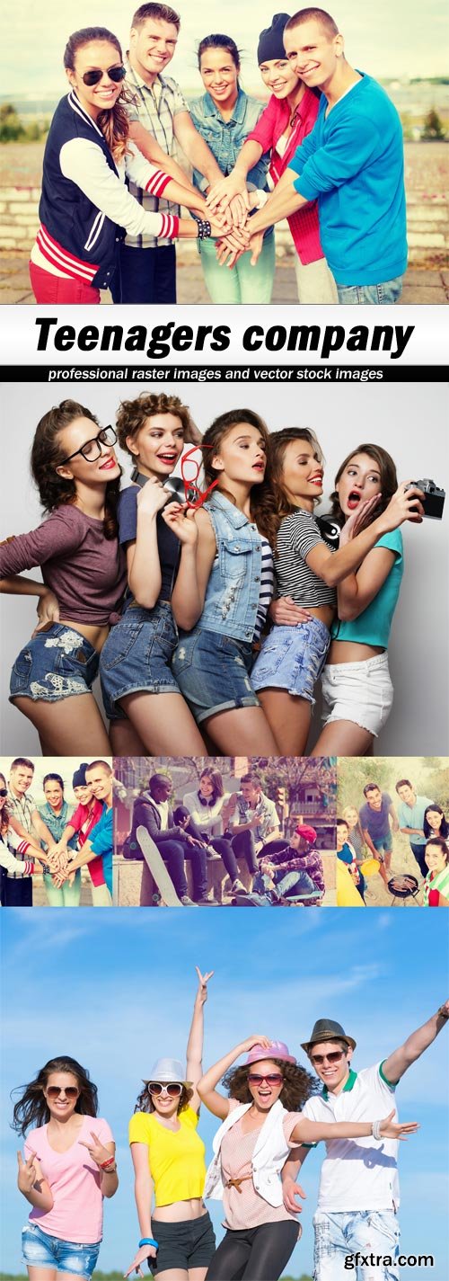 Teenagers company - 5 UHQ JPEG