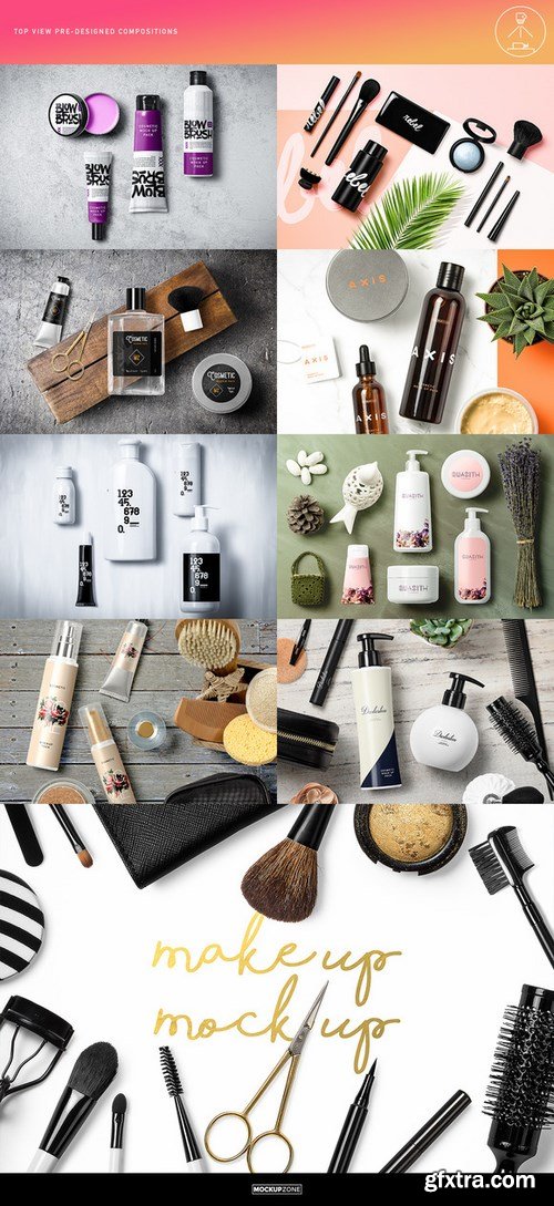 CM - Cosmetic Packaging Branding MockUp 701256