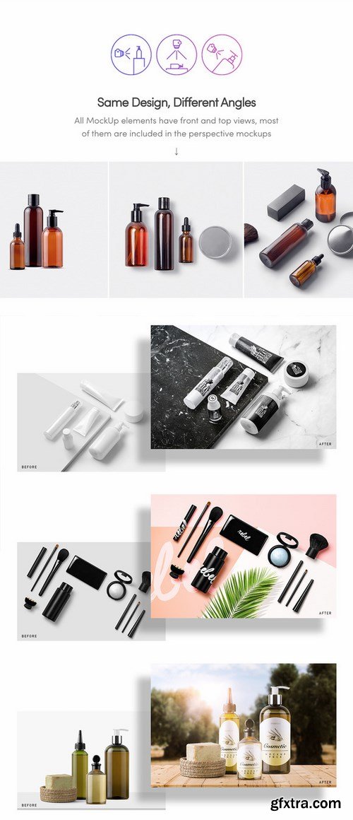 CM - Cosmetic Packaging Branding MockUp 701256