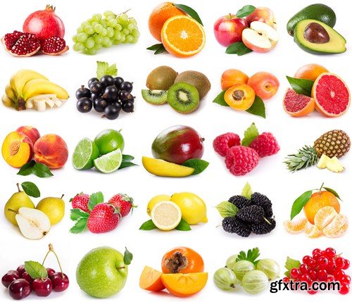 Fruit collage, 10 x UHQ JPEG