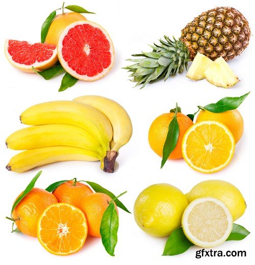 Fruit collage, 10 x UHQ JPEG