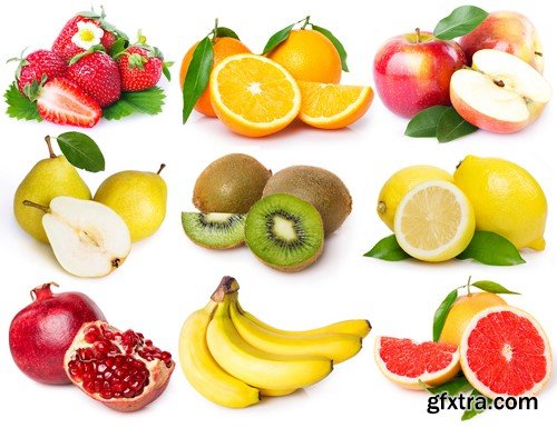 Fruit collage, 10 x UHQ JPEG