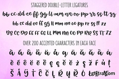 Tingler duo - two handwritten fonts 794020