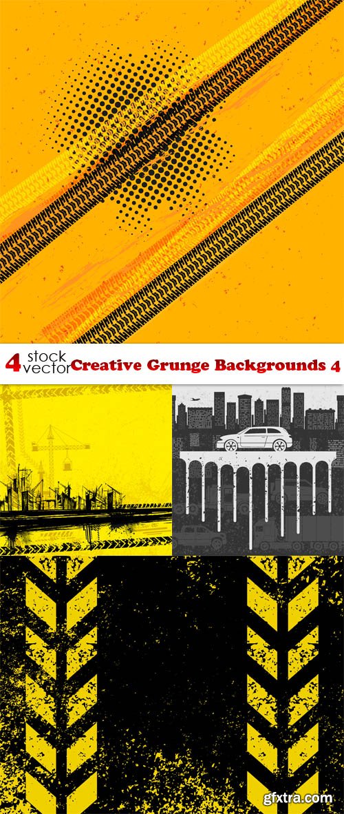 Vectors - Creative Grunge Backgrounds 4