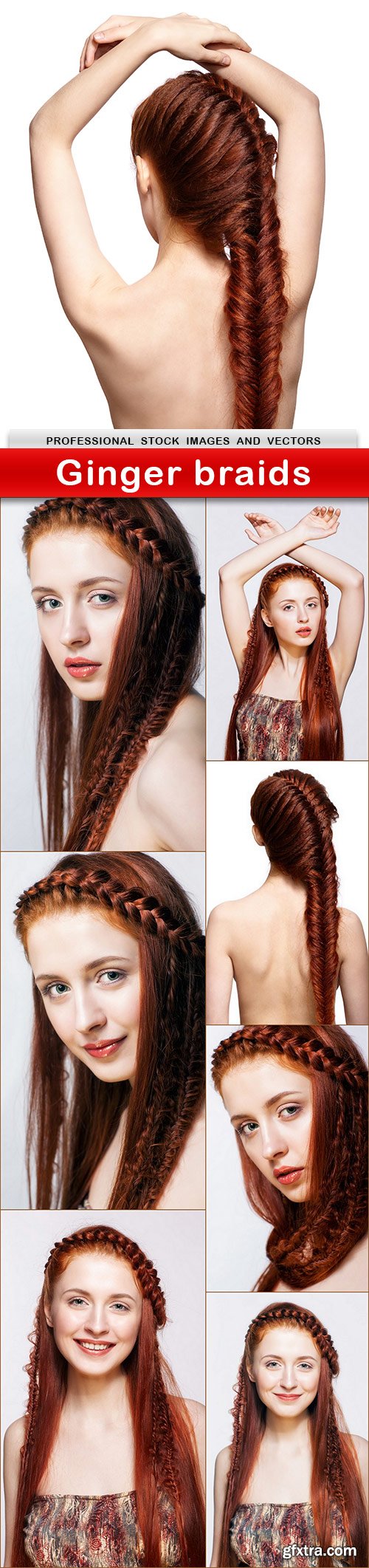 Ginger braids - 8 UHQ JPEG