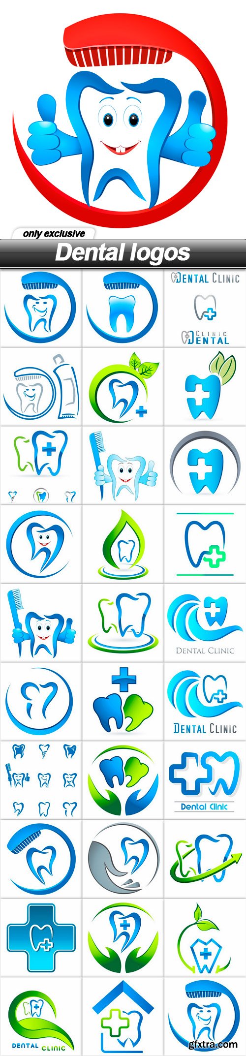 Dental logos - 31 EPS