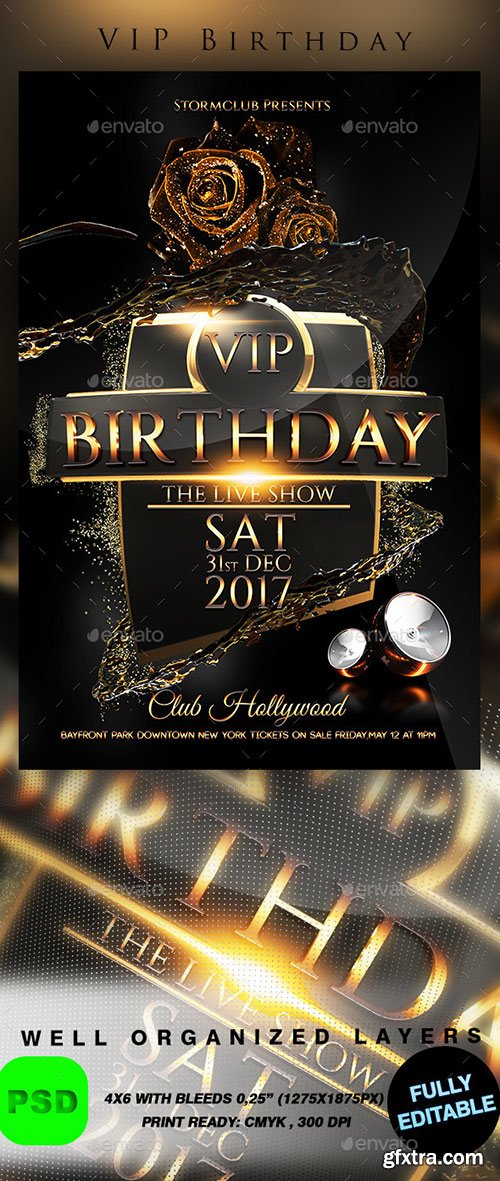 Graphicriver - VIP Birthday 9840033